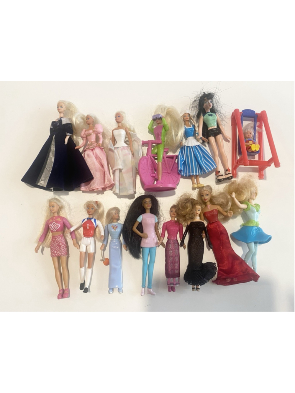 Lot of 15 Vintage McDonald’s Barbie Kelly Happy Meal Toys Dolls 90s 2000s
